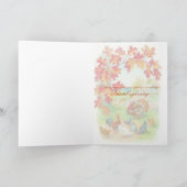 Carte de jour d'Action de grâce (Intérieur)