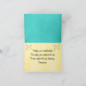 carte de jour d'adoption (Intérieur)