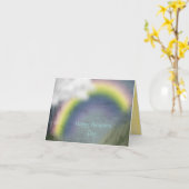 carte de jour d'adoption heureuse (Fleur jaune)