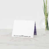 carte de jour d'adoption heureuse (Dos)