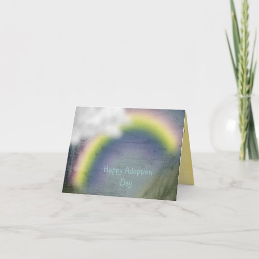 carte de jour d'adoption heureuse (Devant)
