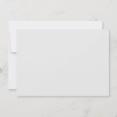 Carte de Jour d'Anniversaire White Camo & Bow (Dos)