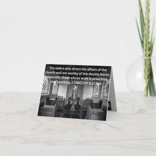 CARTE DE JOUR D'APPRÉCIATION CLERGIQUE 2