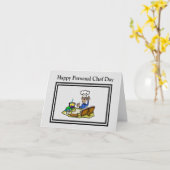 Carte de jour d'appréciation du chef personnel (Fleur jaune)