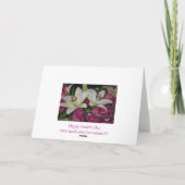 Carte de jour d'appréciation du médecin (Dos)