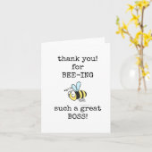 Carte de jour d'appréciation du patron, drôle, mig (Fleur jaune)