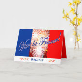 carte de jour de bastille (Fleur jaune)