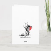 Carte de jour de conscience de pingouin (Dos)