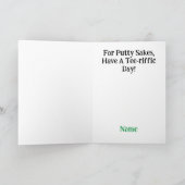 Carte de Jour de Golf pour femmes - Red Haired Wom (Intérieur)