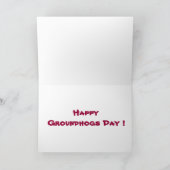 carte de jour de la marmotte (Intérieur)