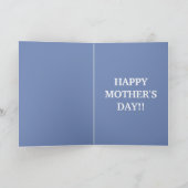 CARTE DE JOUR DE LA MÈRE (Intérieur)