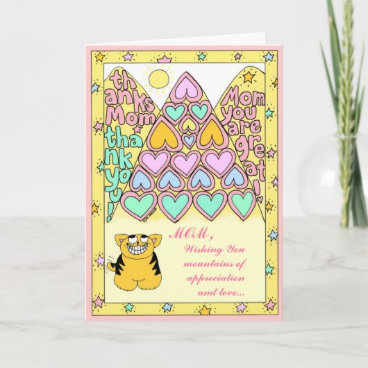 Carte de jour de la mère (Devant)