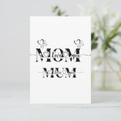 carte de jour de la mère (Debout devant)