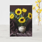 Carte de jour de la Mère du Soleil et du Bonheur (Fleur jaune)