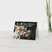 CARTE DE JOUR DE LA MÈRE POUR LA FILLE (Devant)