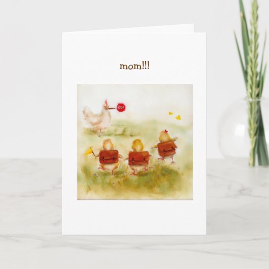 Carte de jour de la mignonne mère (Devant)