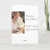 Carte de jour de la "tante" mère de Willcox (Dos)