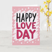 Carte de jour de l'amour simple et heureuse (Fleur jaune)