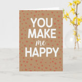 Carte de Jour de l'An avec Message d'Amour (Fleur jaune)