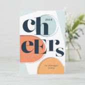 Carte de Jour de l'An moderne Arch (Debout devant)