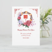 Carte de jour de l'année chinoise Werath Holiday (Debout devant)