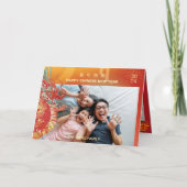 Carte de jour de l'année photo Dragon 2024 (Devant)