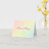 Carte de jour "de maman douce" mère - modèle - (Fleur jaune)