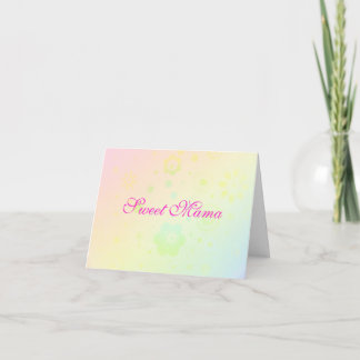 Carte de jour "de maman douce" mère - modèle -
