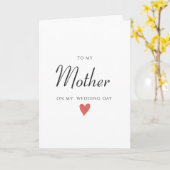 Carte de jour de mariage à la mère, carte de Maria (Fleur jaune)