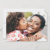 carte de jour de mère joyeuse à fleurs bleues (Dos)