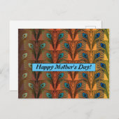 Carte de jour de mère rétro (Devant / Derrière)