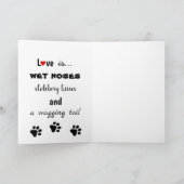 Carte de jour de mères pour des mamans de chien (Intérieur)