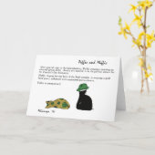 Carte de jour de Puffie et de Muffie St Patrick (Fleur jaune)