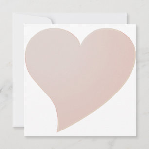 Carte de jour de Saint Valentin rose pâle et pâle