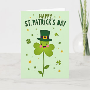 Carte de Jour de Shamrock Stars