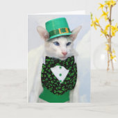 Carte de jour de Skeezix McCat St Patrick (Fleur jaune)