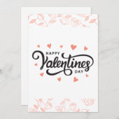 Carte de jour de Valantine (Devant / Derrière)