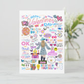 CARTE DE JOUR DE VALENTINE INSPIRÉE PAR SWIFT (Debout devant)