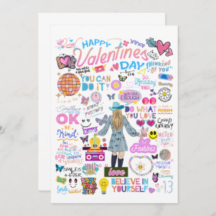 CARTE DE JOUR DE VALENTINE INSPIRÉE PAR SWIFT