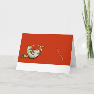 Carte de jour de Valentines de cupidon de kiwi