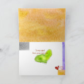 Carte de jour de Valentines de pensées de Tater - (Intérieur)