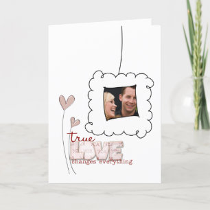 carte de jour de valentines de photo