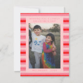 Carte de jour de Valentines photo mignonne (Devant)