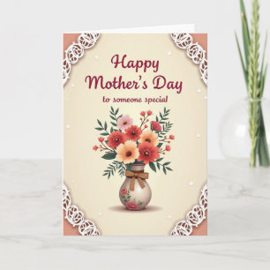 Carte de jour des Fleurs Lumineuses