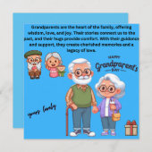 carte de jour des grands-parents (Devant / Derrière)
