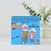 carte de jour des grands-parents (Debout devant)
