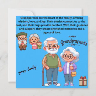 carte de jour des grands-parents