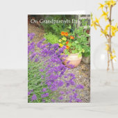 Carte de jour des grands-parents (Fleur jaune)