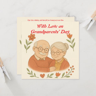 Carte de jour des grands-parents