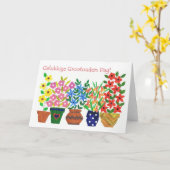 Carte de jour des grands-parents hollandais (Fleur jaune)